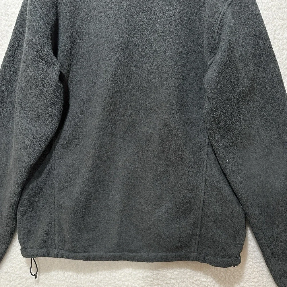 The North Face Polartec Men's Size L Gray Fleece Full Zip Hiking Outdoors Jacket